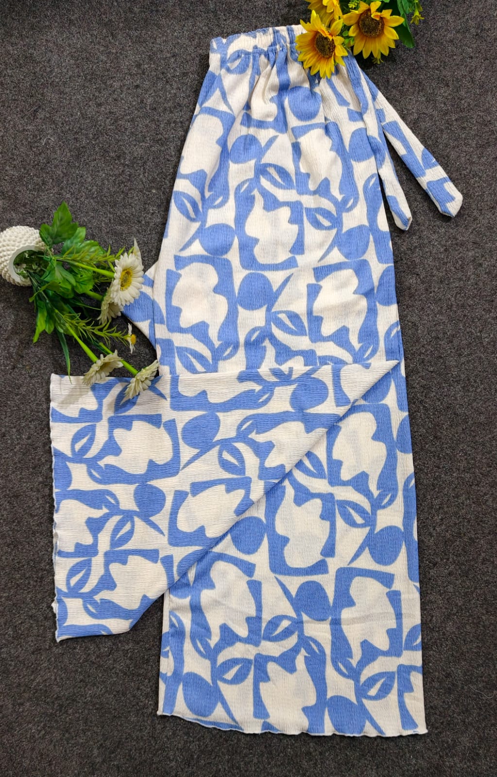 Plus Size Embossed Plazo (3-pice combo 1050৳)