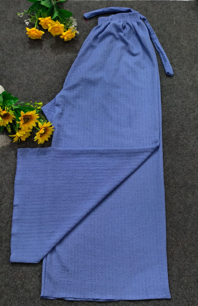 Plus Size Embossed Plazo (3-pice combo 1050৳)