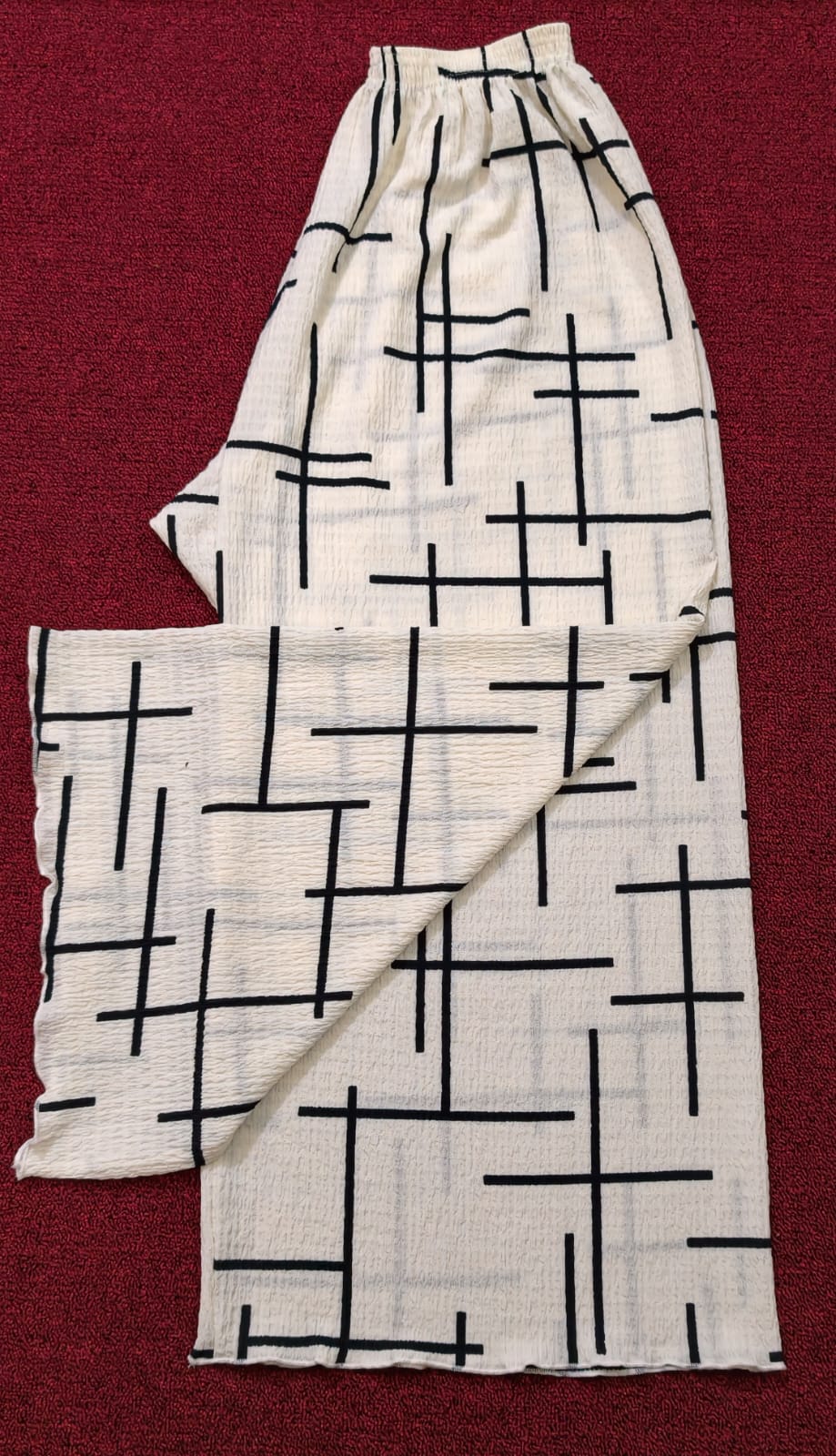 Plus Size Embossed Plazo (3-pice combo 1050৳)