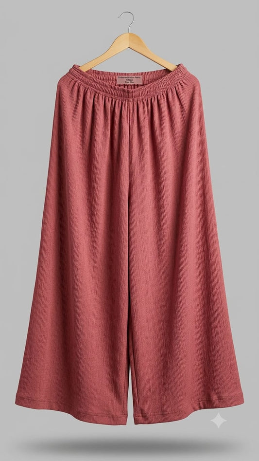 Plus Size Embossed Plazo(3-pice combo 1050৳)
